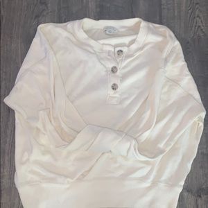 Cozy white American eagle sweater